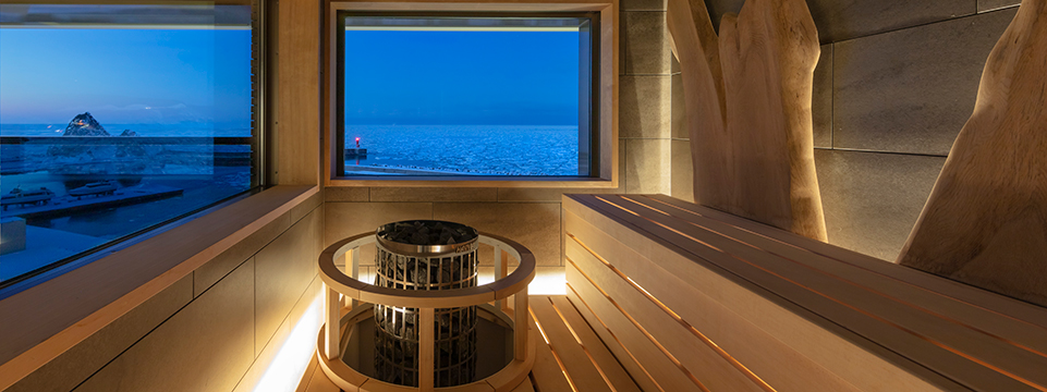 Okhotsk club sauna suite with a private onsen